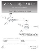 Monte Carlo Fan Company 8ARR58XXD Series Installation guide