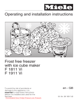 Miele F 1811 Vi Operating and Installation manual