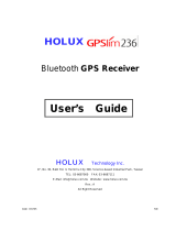 Holux GPSlim 236B User manual