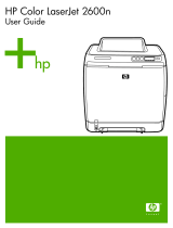 HP COLOR LASERJET 2600N PRINTER User guide