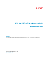 H3C WA2110-AG Installation guide