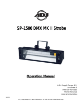 ADJ SP-1500 DMX MKII Owner's manual