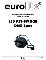 EuroLite LED PST-9W RGB DMX Spot User manual