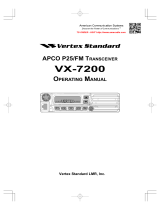 Vertex VX-7200 Operating instructions