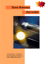 Kodak EKTAPRO Quick Reference Manual
