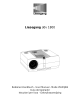 Liesegang ddv 1800 User manual