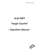 ALM ALM-009 Tangle Quartet Operating instructions