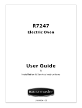 Rangemaster R7247 Double Oven User manual