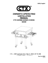 CTX DZ33I Owner's Operating & Installation Manual
