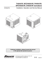 Follett MCD400W Installation, Operation & Service Manual