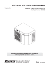 Follett HCE1400A Operation And Service Manual