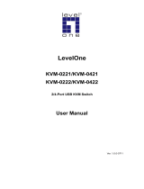 LevelOne KVM-0422 User manual