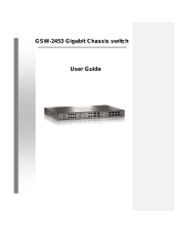 LevelOne Gigabit Chassis switch User manual