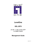 LevelOne GEL-2870 Management Manual