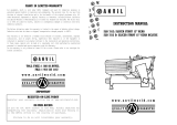 Anvil SLR 7512 User manual