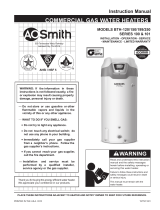 A.O. Smith Cyclone XHE BTH 150 User manual