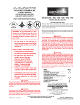 A.O. Smith GB/GW-400 User manual