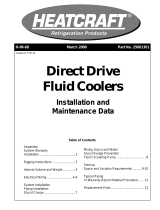 Heatcraft Refrigeration Products Direct Drive Fluid Cooler User manual