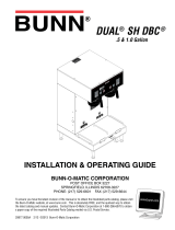 Bunn dual sh dbc Installation & Operating Manual