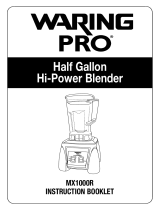 Waring PRO MX1000R User guide