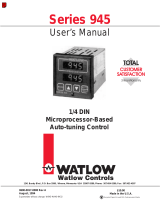 Watlow Electric SERIES 945 User manual