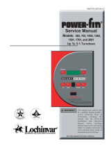 Lochinvar Power-fin 1501 User manual