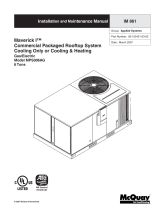 McQuay Maverick I MPS006AGDM10E Installation and Maintenance Manual