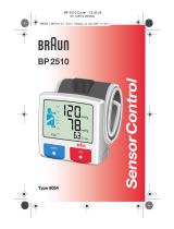 Braun 6054 BP2510 SensorControl Owner's manual