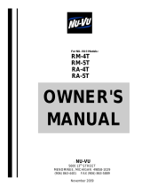 Nu-Vu RA-5T Owner's manual