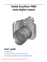 Kodak EasyShare P880 User manual