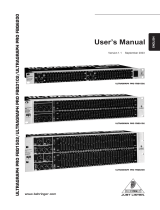 Behringer ULTRAGRAPH FBQ-PRO FBQ3102 User manual