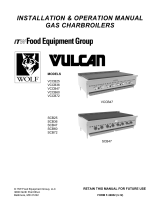 Wolf Vulcan VCCB60 Installation & Operation Manual