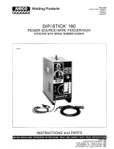 ESAB DIP/STICK® 160 Power Source/Wire Feeder/Gun User manual