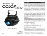 ADJ Color-250D User manual