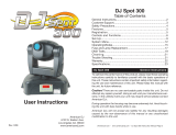 ADJ DJ Spot 300 User manual