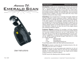 ADJ Emerald Scan User manual