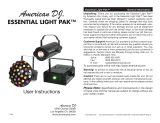 ADJ Essential Light Pak User manual