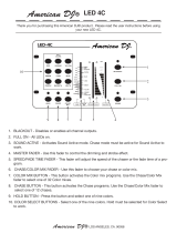 ADJ LED-4C User manual