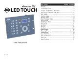 ADJ LED Touch User manual