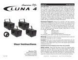 ADJ Luna 4 User manual