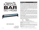 ADJ Mega Bar 50RGB User manual