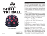 ADJ Mini Tri Ball User manual