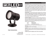 ADJ P36 LED WH User manual