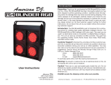ADJ P36 BlinderRGB User manual