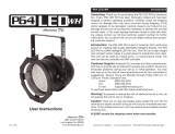 ADJ P64 LED UV User manual