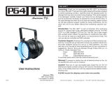 ADJ P64 LED User manual