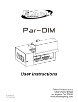 Elation Par Dim User manual