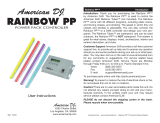 ADJ Rainbow PP User manual