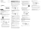 Sony SRSX33R Quick start guide