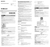 Sony SRS-X55 Quick start guide